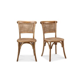 2 Moes Home Churchill Brown Dining Chairs