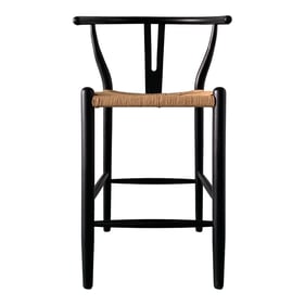 Moes Home Ventana Black Counter Height Stool