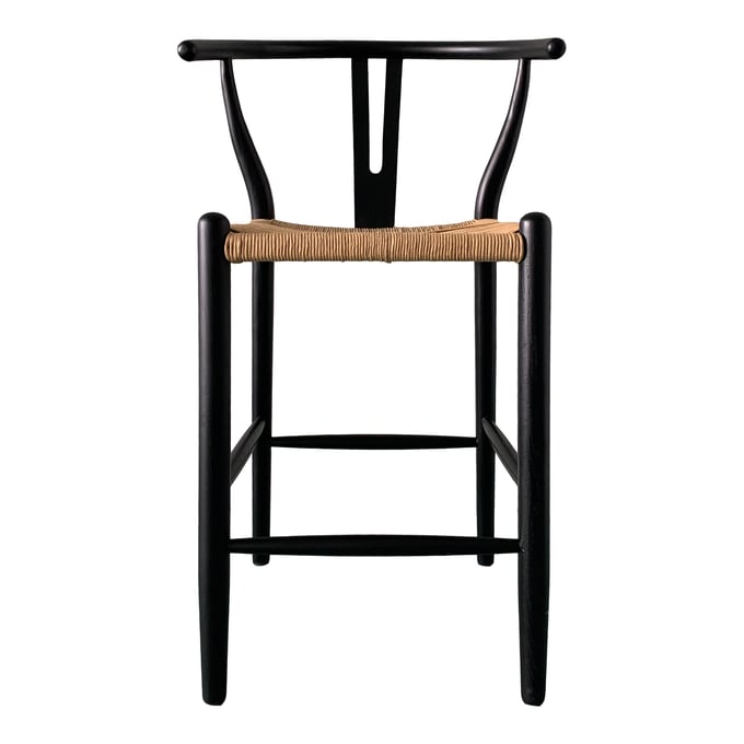 Moes Home Ventana Black Counter Height Stool MOE-FG-1018-37