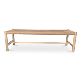 Moes Home Hawthorn Natural Small Bench