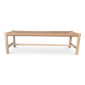 Moes Home Hawthorn Natural Large Bench