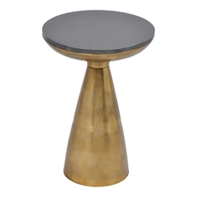 Moes Home Font Yellow Side Table