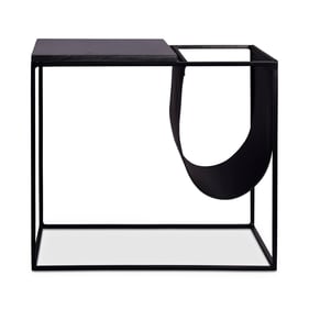 Moes Home Cave Black Magazine Rack