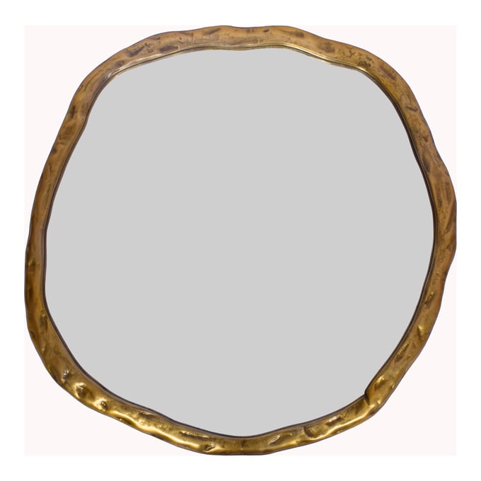 Moes Home Foundry Gold Metal Large Mirror MOE-FI-1098-32