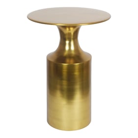 Moes Home Rassa Gold Polished Gold Accent Table