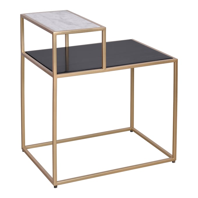 Moes Home Mies Gold Side Table MOE-FI-1108-32