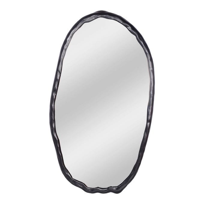 Moes Home Foundry Black Oval Mirror MOE-FI-1113-02