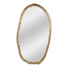 Moes Home Foundry Gold Oval Mirror