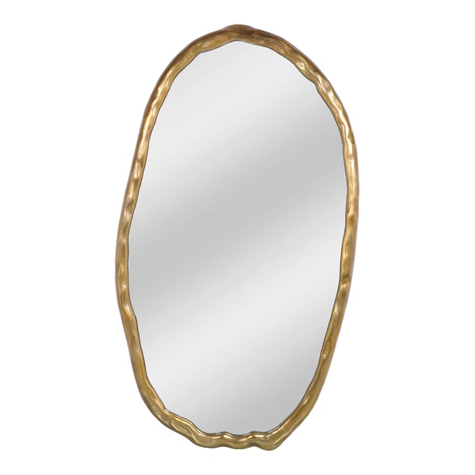 Moes Home Foundry Gold Oval Mirror MOE-FI-1113-32