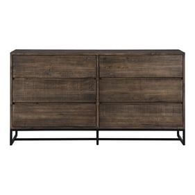 Moes Home Elena Brown 6 Drawers Dresser