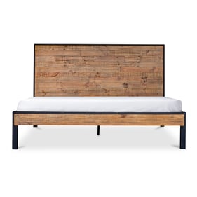 Moes Home Nova Brown Black Queen Bed