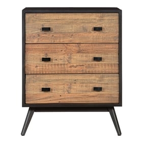 Moes Home Nova Black 3 Drawers Chest