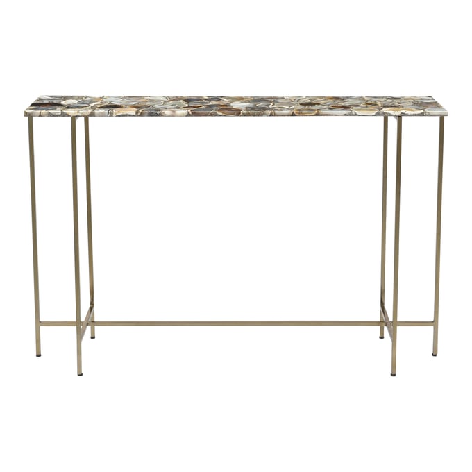 Moes Home Agate Metal Console Table MOE-GZ-1006-37-0