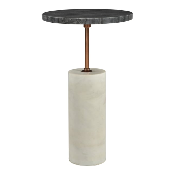 Moes Home Dusk Black Marble Accent Table MOE-GZ-1020-02-0