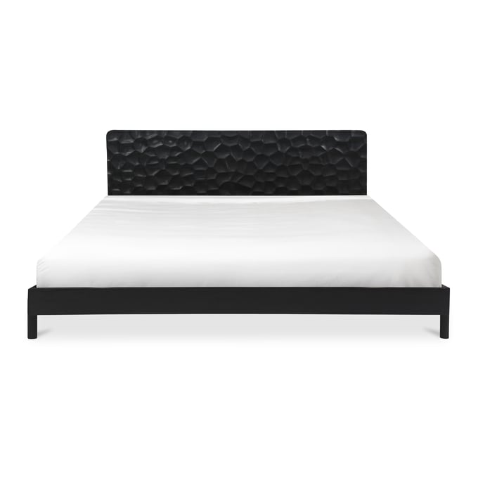 Moes Home Misaki Black Queen Bed MOE-GZ-1160-02-0