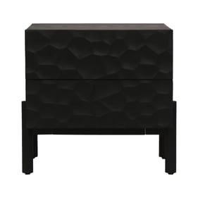 Moes Home Misaki Black Nightstand