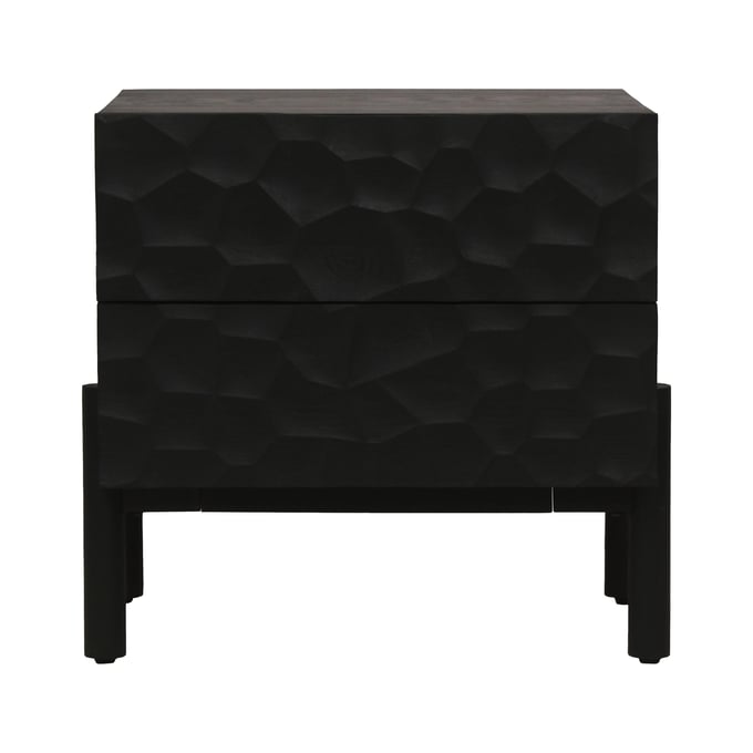 Moes Home Misaki Black Nightstand MOE-GZ-1162-02