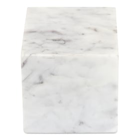 Moes Home Cora White Cube Tabletop Accent