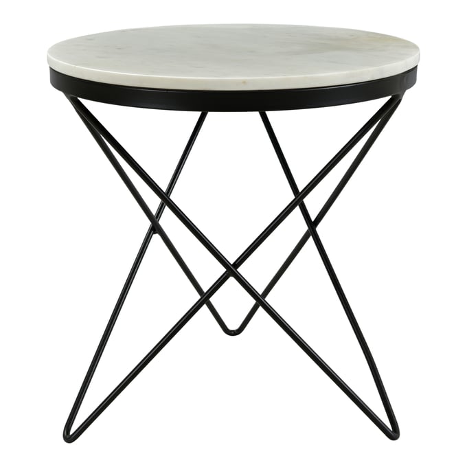 Moes Home Haley Black Metal Side Table MOE-IK-1001-02