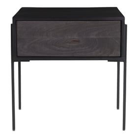 Moes Home Tobin Charcoal Side Table