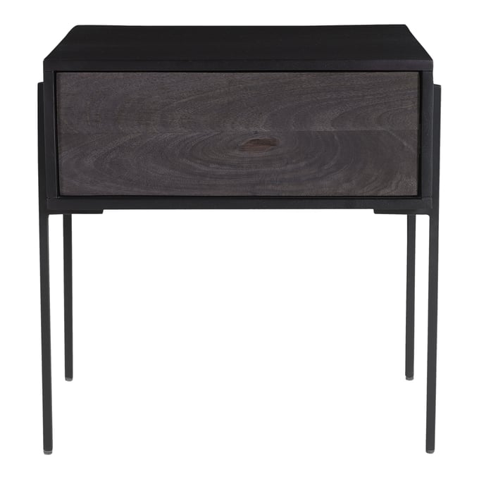 Moes Home Tobin Charcoal Side Table MOE-JD-1002-07