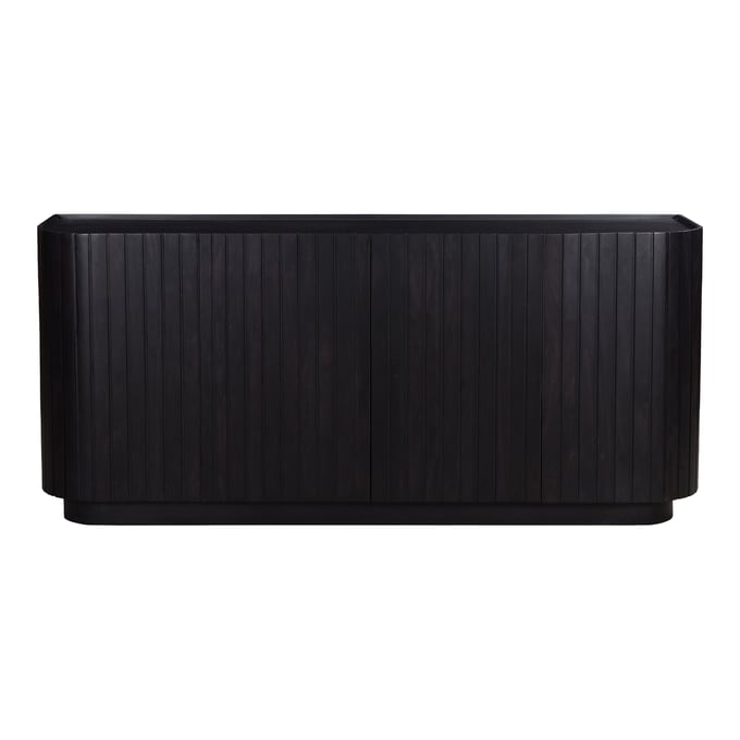 Moes Home Povera Black 4 Doors Sideboard MOE-JD-1050-02