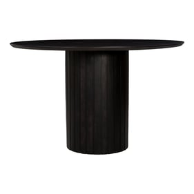 Moes Home Povera Black Round Dining Table