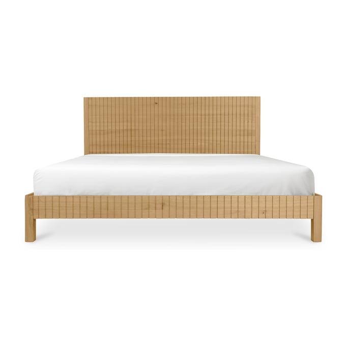 Moes Home Povera Natural Bed King MOE-JD-1061-24-0