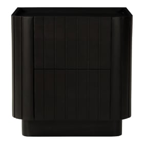 Moes Home Povera Black Nightstand