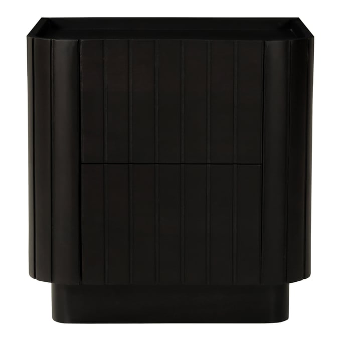 Moes Home Povera Black Nightstand MOE-JD-1064-02