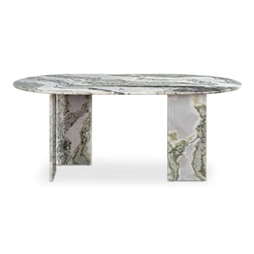 Moes Home Celia Green Oval Dining Table