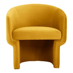 Moes Home Franco Yellow Fabric Chair