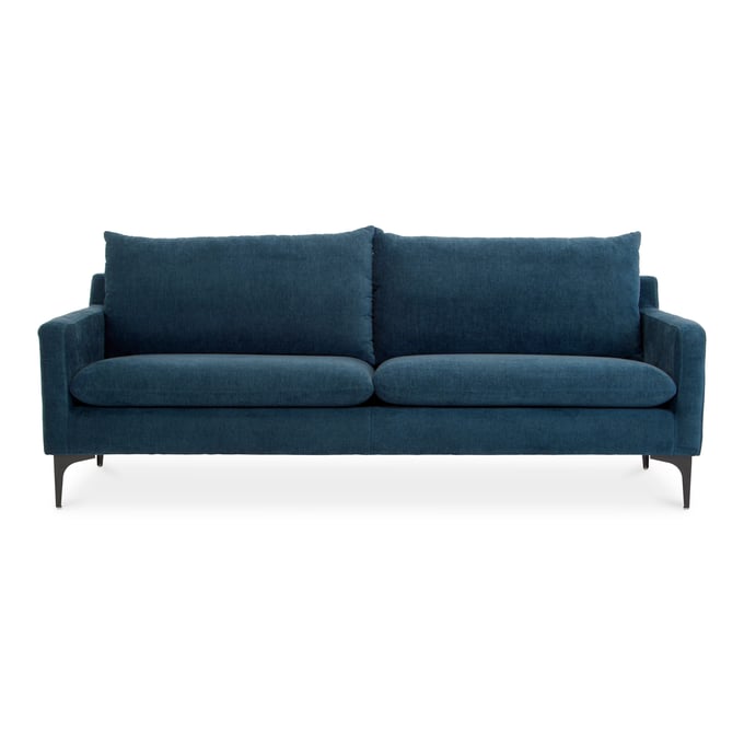 Moes Home Paris Dusty Blue Fabric Sofa MOE-JM-1011-26