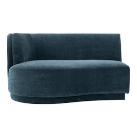 Moes Home Yoon Blue Left Chaise