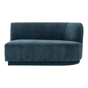 Moes Home Yoon Blue 2 Seat Right Sofa