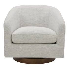 Moes Home Oscy Ivory Swivel Chair