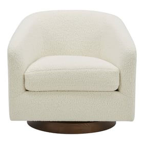 Moes Home Oscy White Swivel Chair