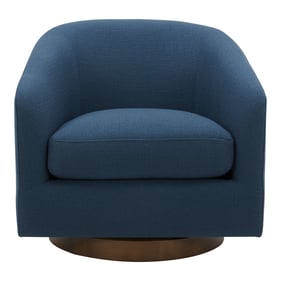 Moes Home Oscy Blue Swivel Chair