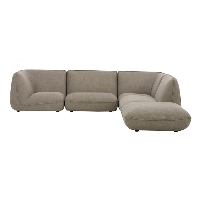 Moes Home Zeppelin Grey Lounge Modular Sectional MOE-KQ-1019-15