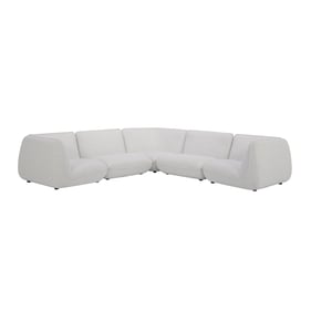 Moes Home Zeppelin White Classic L Modular Sectional