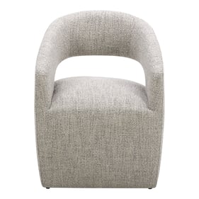 Moes Home Barrow Grey Rolling Dining Chair