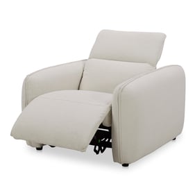 Moes Home Eli White Power Recliner Chair