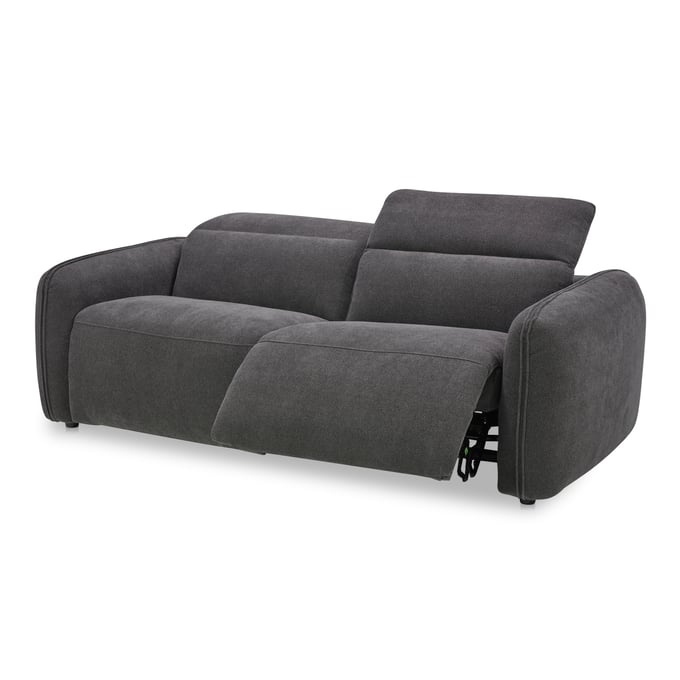 Moes Home Eli Grey Power Recliner Sofa MOE-KQ-1028-07