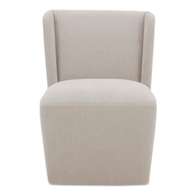 Moes Home Cormac Grey Helio Oyster Rolling Dining Chair