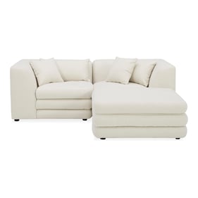 Moes Home Lowtide White Nook Modular Sectional