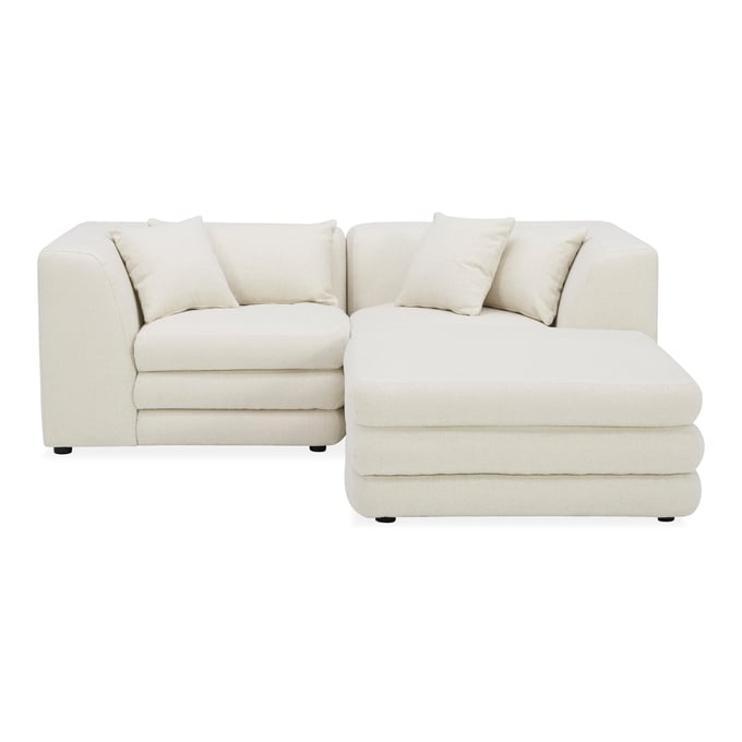 Moes Home Lowtide White Nook Modular Sectional MOE-KQ-1038-18