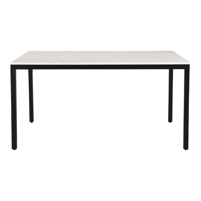 Moes Home Parson White Marble Dining Table MOE-KY-1021-02-0