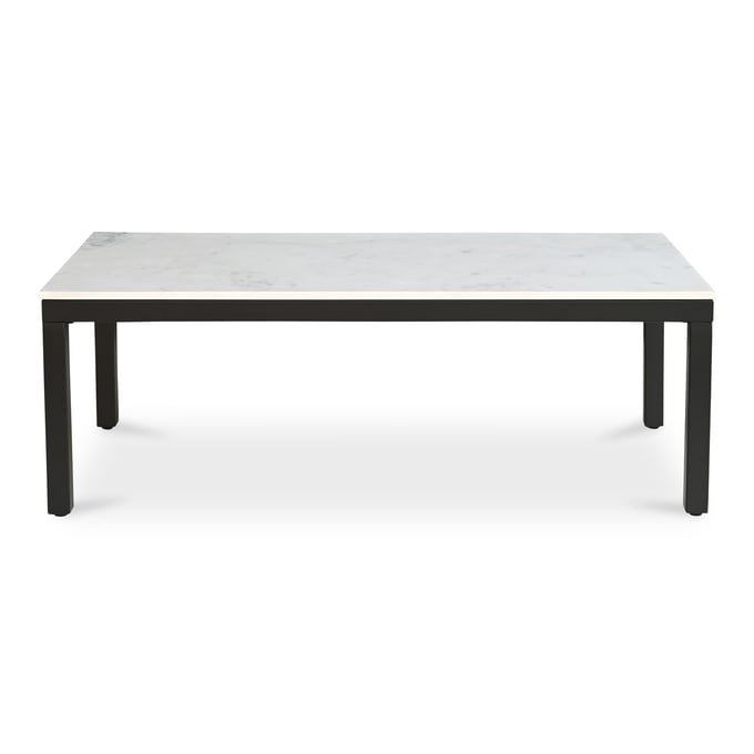 Moes Home Parson White Marble Coffee Table MOE-KY-1033-02-0