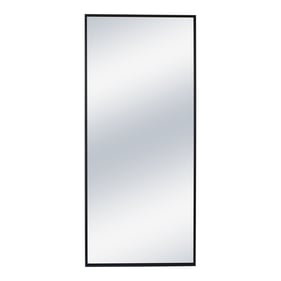 Moes Home Squire Black Metal Rectangle Mirror