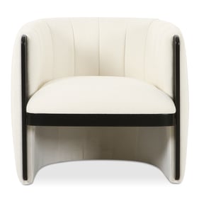 Moes Home Francis White Accent Chair